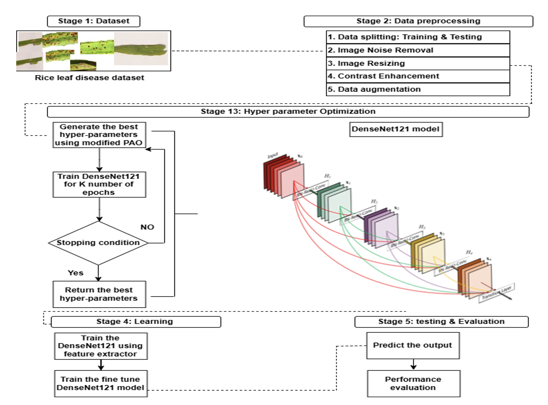 Exploiting The Strength of Modified Parrot Optimization Algorithm for Enhancing Rice Leaf Disease Detection Using Convolutional Neural Network and Transfer Learning